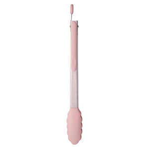 Zing Light Pink Silicone Tongs
