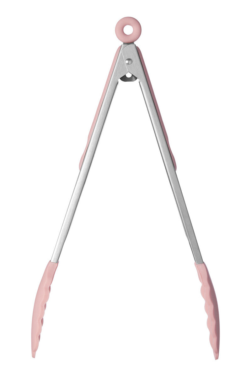 Zing Light Pink Silicone Tongs