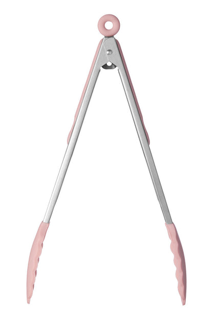 Zing Light Pink Silicone Tongs