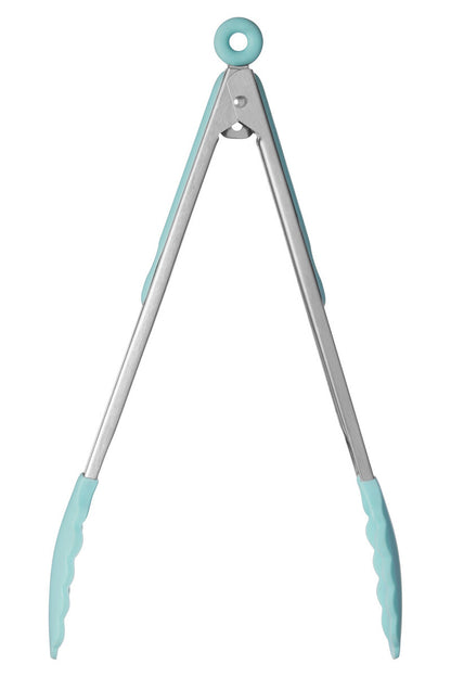 Zing Light Green Silicone Tongs