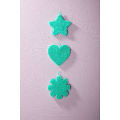 Mimo Teal Silicone Dish Scrubbers.