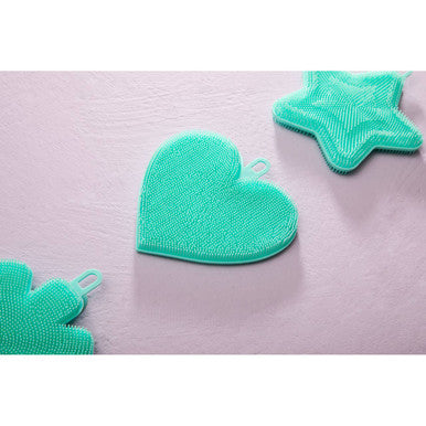 Mimo Teal Silicone Dish Scrubbers.