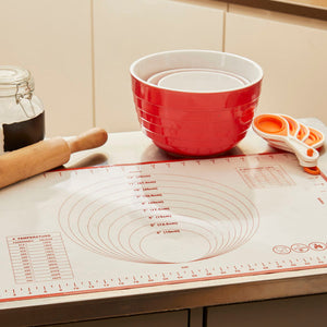 Red Trim Baking Mat | From Scratch