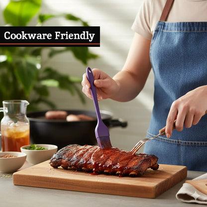 Zing Purple Silicone Pastry Brush