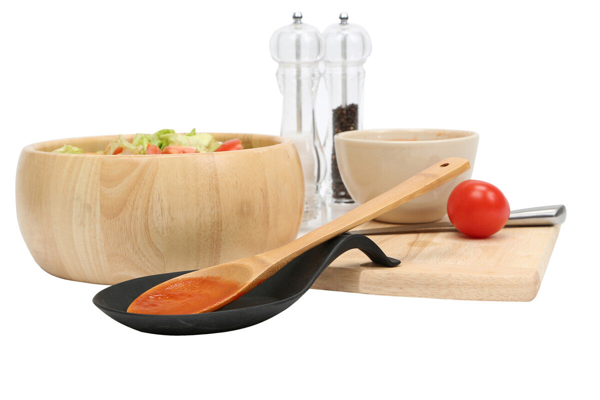 Zing Black Silicone Spoon Rest
