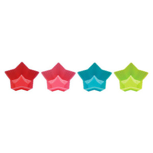 Hallie Set of Four Non Stick Star | Silicone Moulds