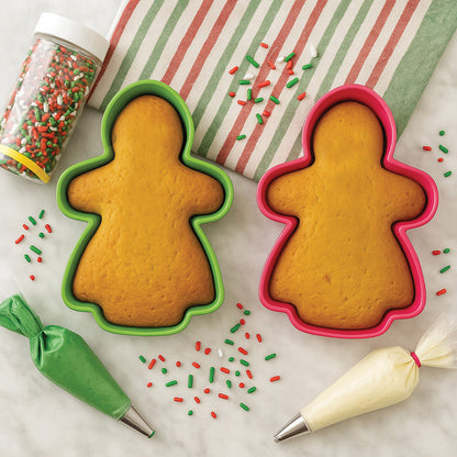Silicone Baking Gingerbread Ladies Cake Moulds