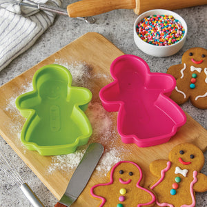 Hallie Gingerbread Ladies Cake Moulds | Silicone Baking