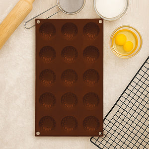 Hallie 15 Flower Shape Silicone | Chocolate Mould