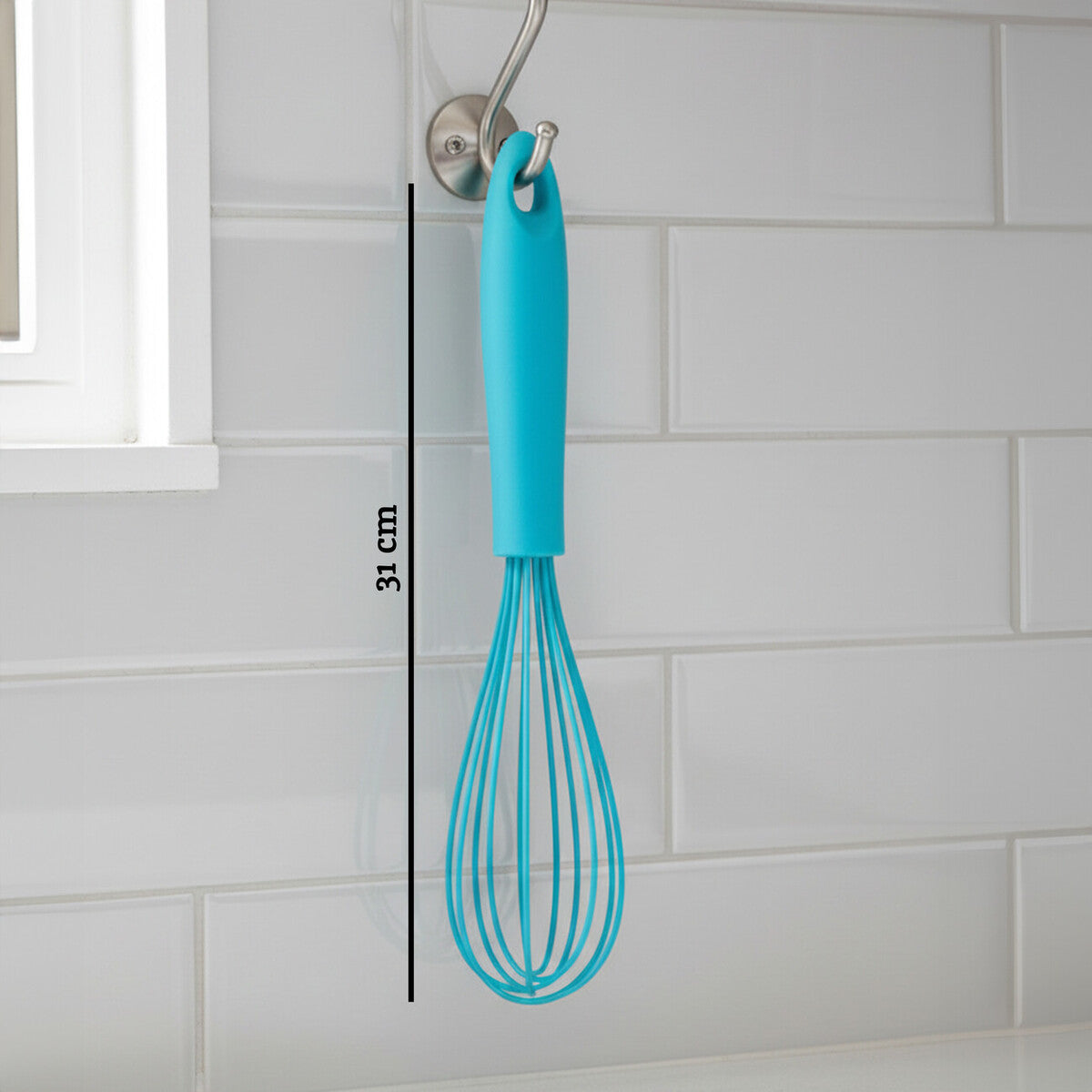 Zing Blue Silicone Whisk