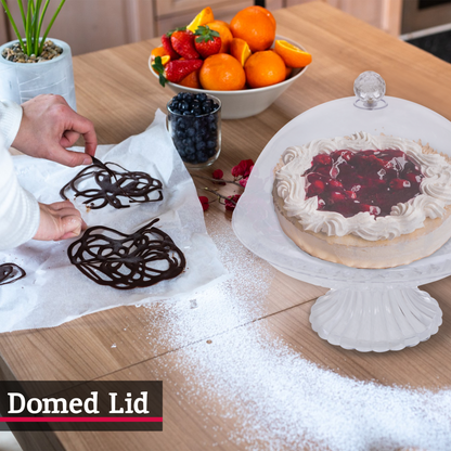 Faye Clear Acrylic Cake Stand With Dome