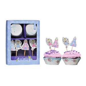 Diva Fairy Cupcake Cases and Toppers Set