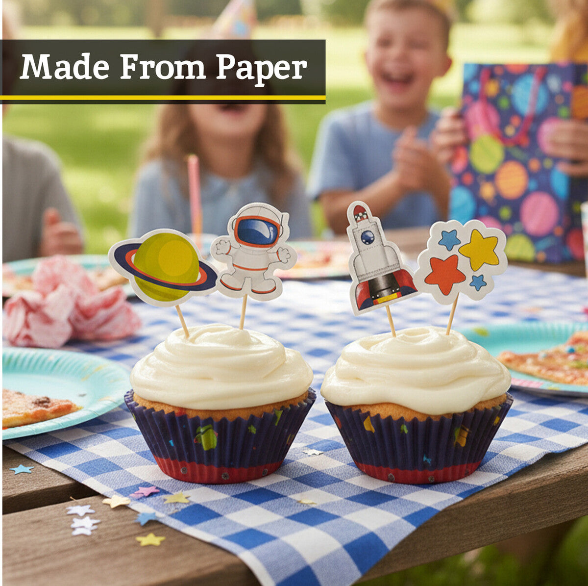 Diva Rocket Cupcake Cases and Toppers Set