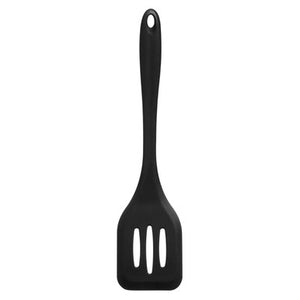 Black Silicone Slotted Turner | Zing