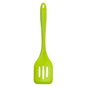 Lime Green Silicone Slotted Turner | Zing