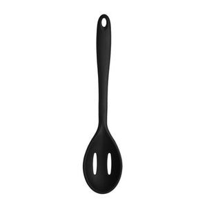 Black Silicone Slotted Spoon | Zing