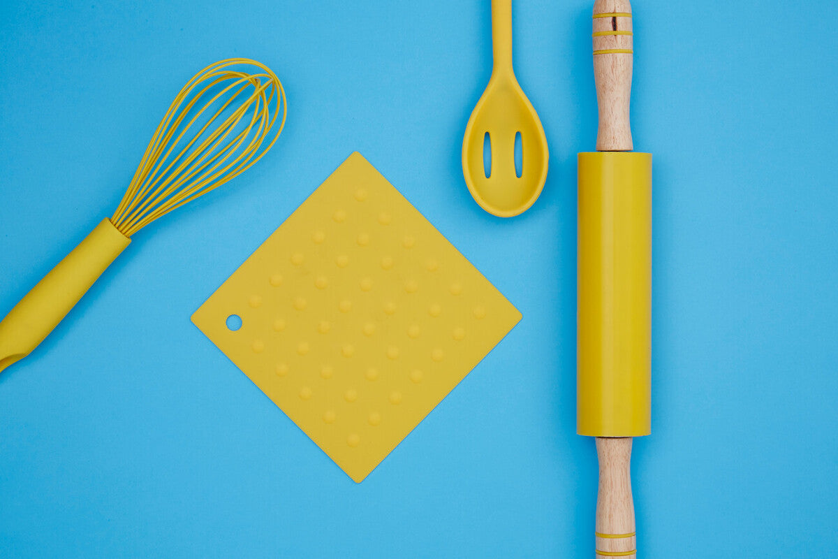 Zing Yellow Silicone Whisk