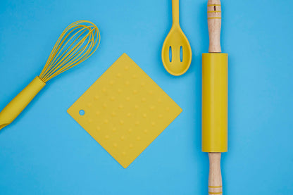 Zing Yellow Silicone Trivet