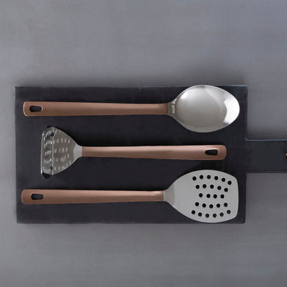 Freya Stainless Steel  Spoon with Copper Finish Handle