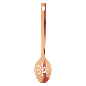Freya Rose Gold Finish Slotted Spoon