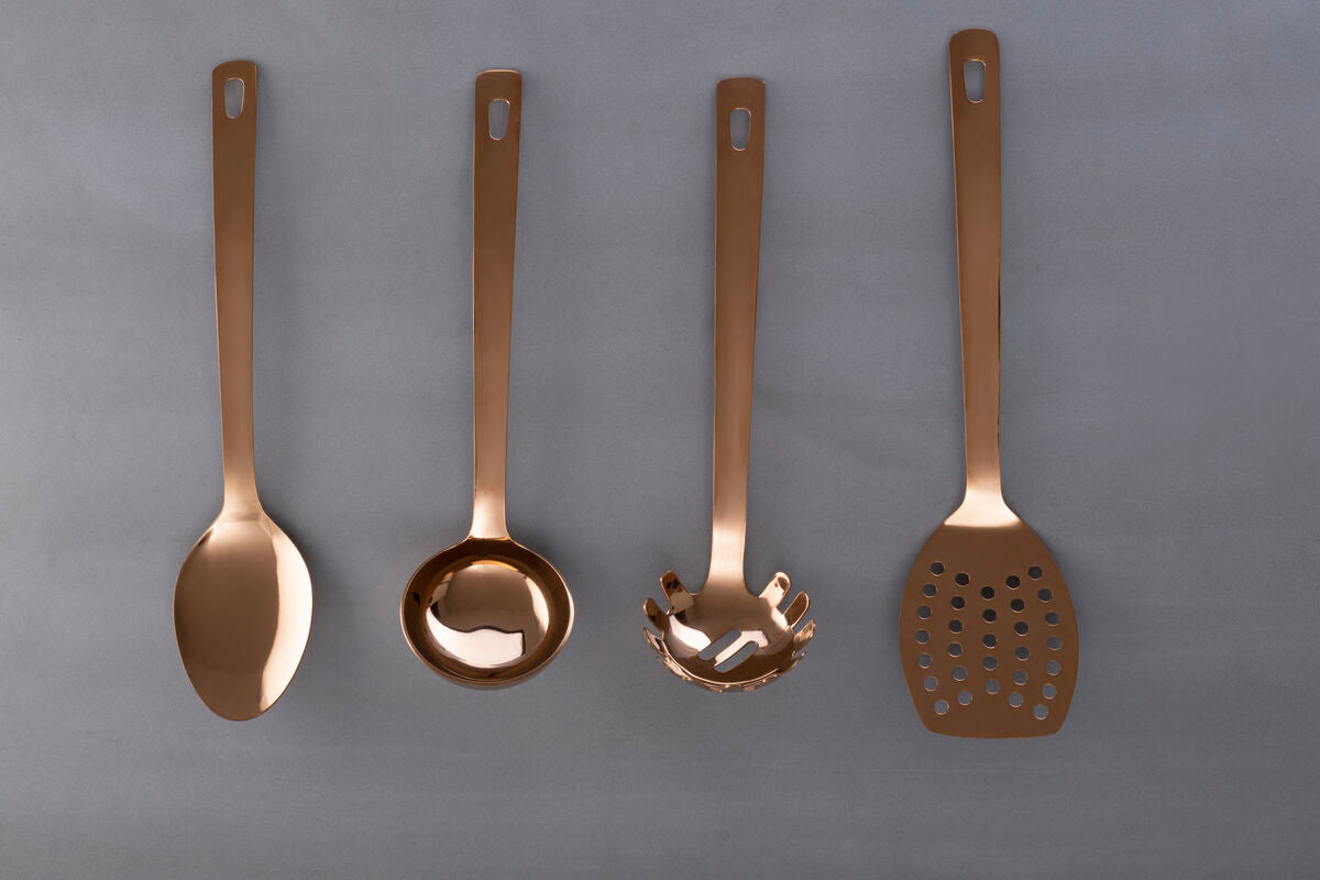 Freya Rose Gold Finish Spaghetti Spoon