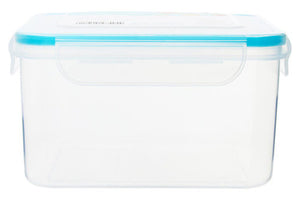 Herrela 4Pc Square Food Containers With Airtight Lids