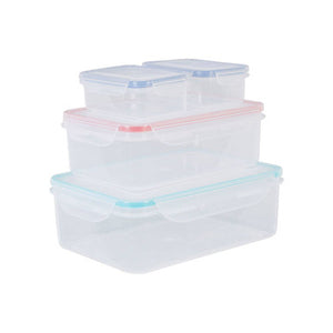 4 Piece Food Containers with Airtight Lids | Herrela
