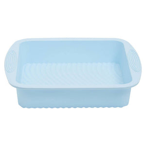 Pastel Blue Square Cake Mould | Zing