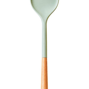 Sage Green Silicone Head Turner with Round Wood Handle | Nova