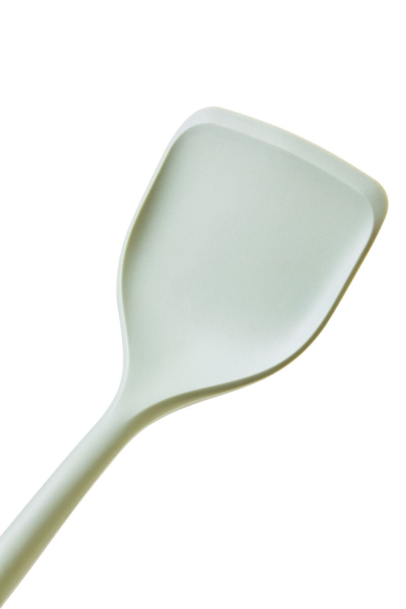 Nova Sage Green Silicone Head Turner With Round Wood Handle