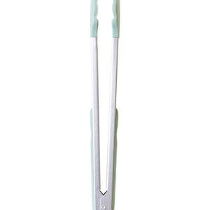 Sage Green Silicone and Stainless Steel Tongs | Nova
