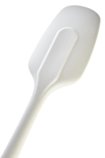 White spatula on a white background