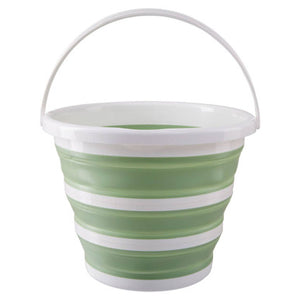 Averill Green White Collapsible Bucket