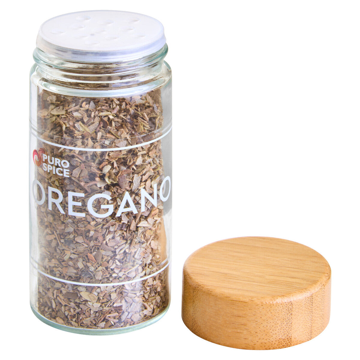 Puro Bamboo Revolving Spice Rack with 16 Jars