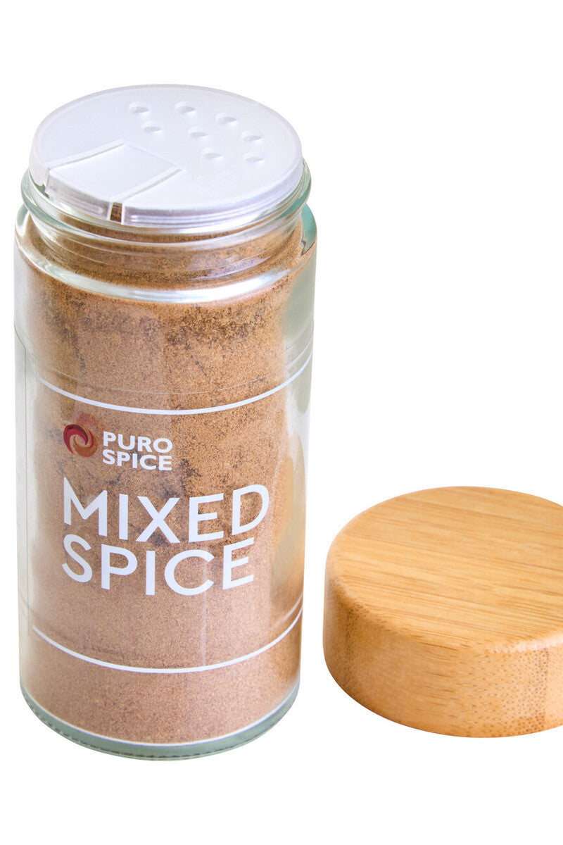 Puro Bamboo Revolving Spice Rack with 16 Jars - Image 14