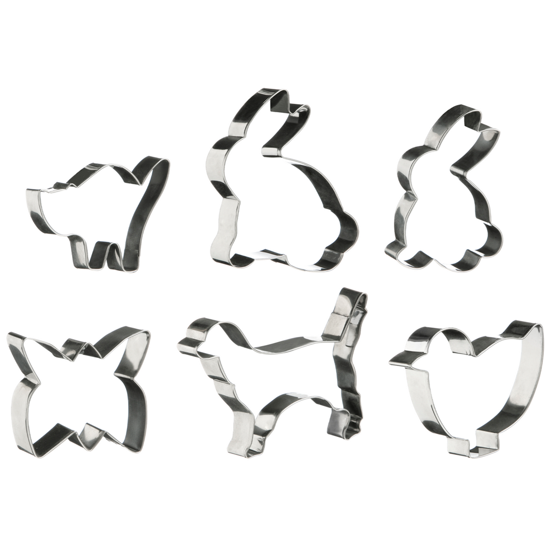 Sucre Set of 6 Animal Shape Cookie Cutters