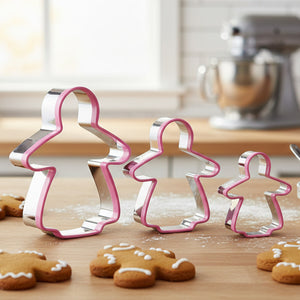 Sucre Gingerbread Lady 3 Piece Cutter Set
