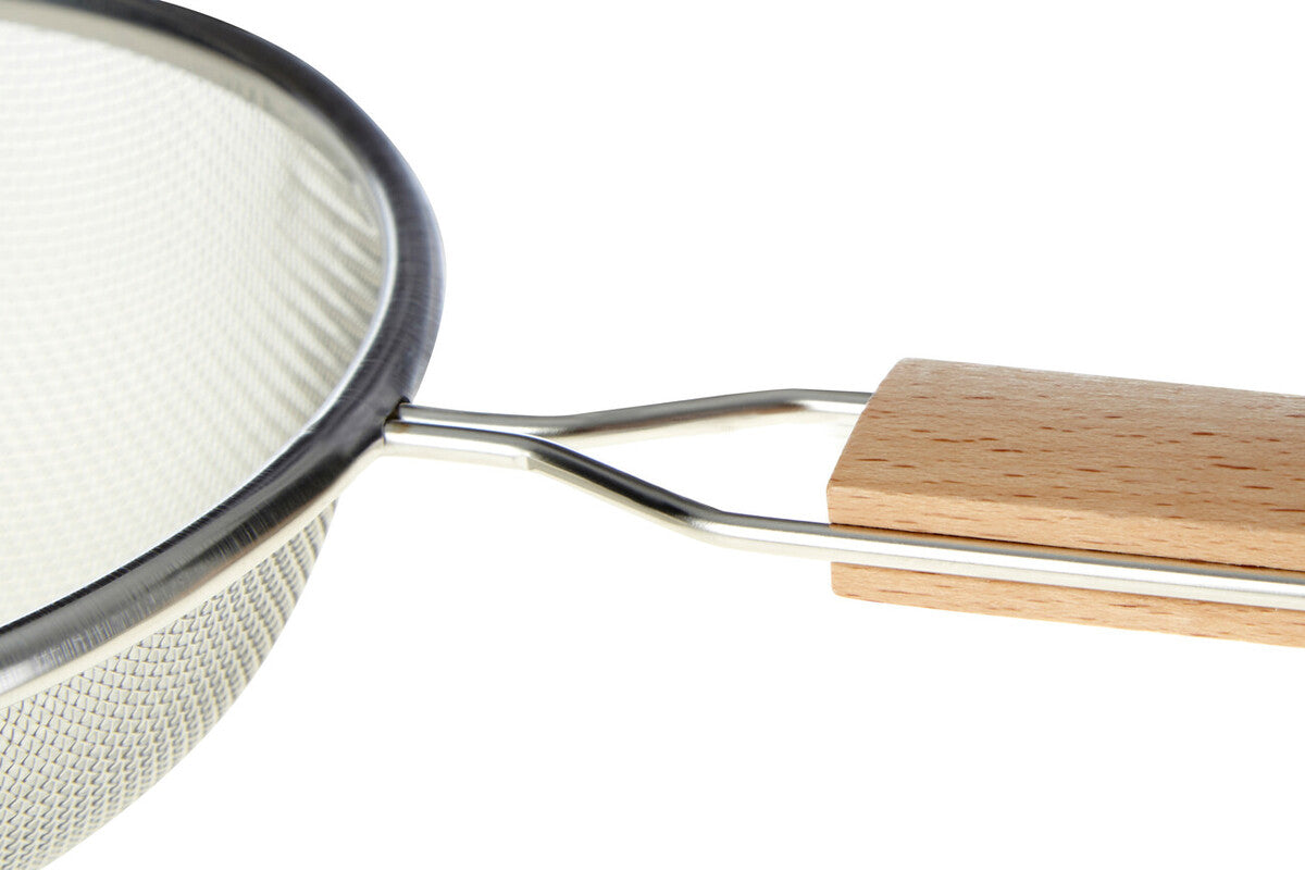 Zenigo Large Sieve With Wooden Handle