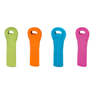 Blue Neoprene Wine Bottle Holder