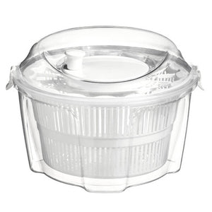 Cambell Clear And White Salad Spinner