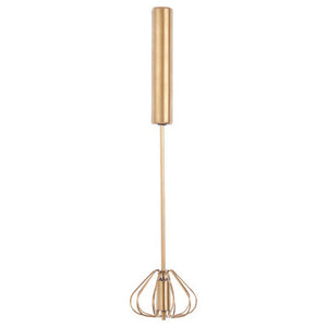 Zamin Press And Spin Light Gold 26Cm Whisk