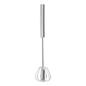 Zamin Press And Spin Silver Finish 30Cm Whisk