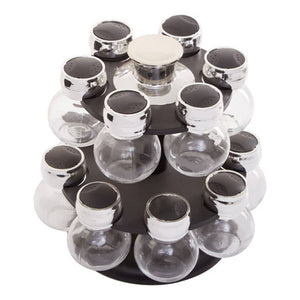 Luciano 2 Tier 14 Bottle Rev Spice Rack
