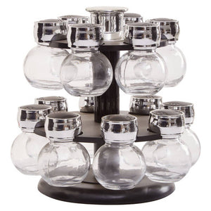 2 Tier 14 Bottle Revolving Spice Rack | Luciano