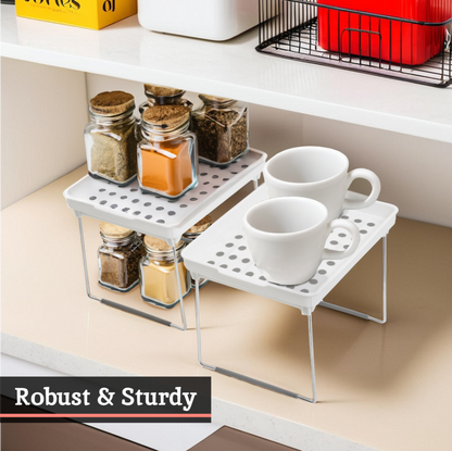 Romm Set of 2 Foldable Cabinet Organisers