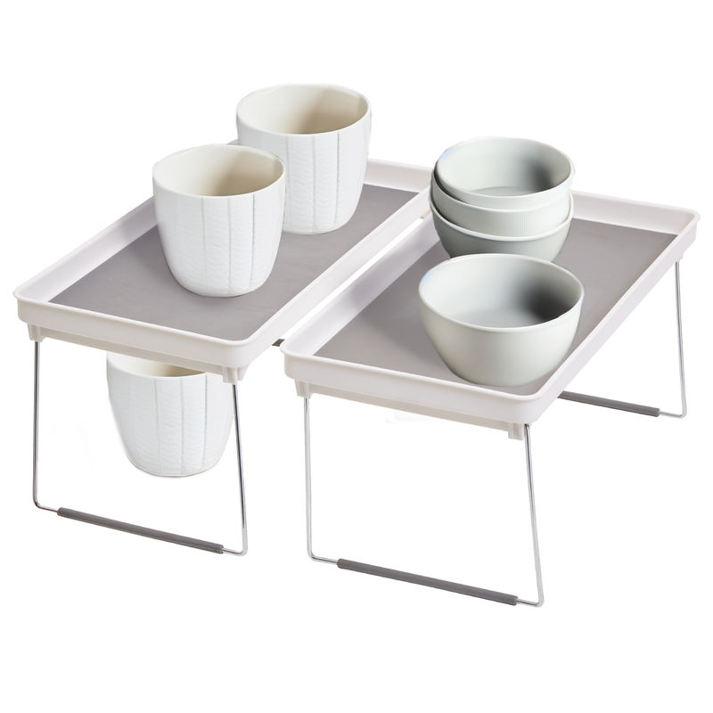 Romm Set Of Two Foldable Cabinet Racks