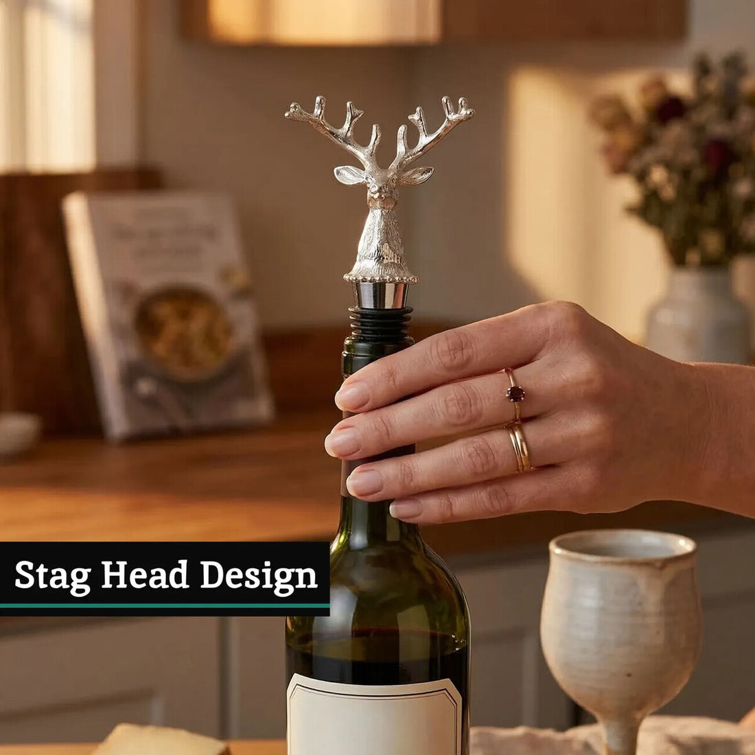 Patrin Stag Bottle Stopper