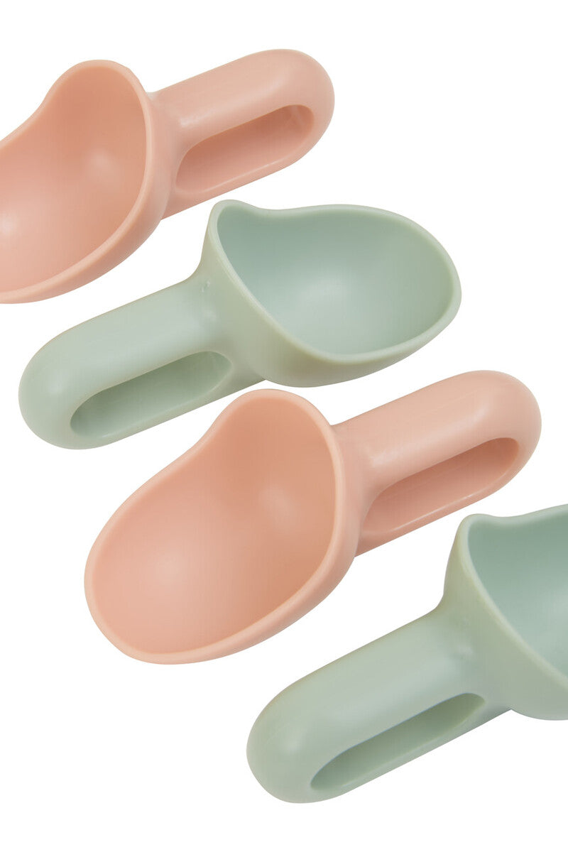 Hallie Set Of Four Mini Scoops in Pink and Mint Green - Image 3