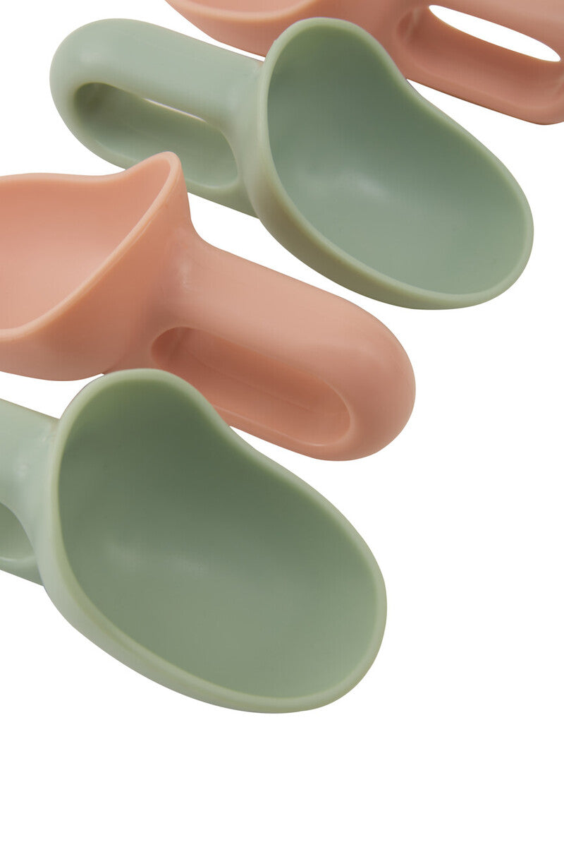 Hallie Set Of Four Mini Scoops in Pink and Mint Green - Image 5