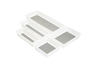 Romm Set Of 5 Plastic Drawer Organiser